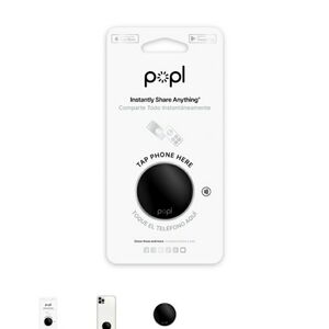 POPL buisness card social connection contact list phone book Black Phone tech